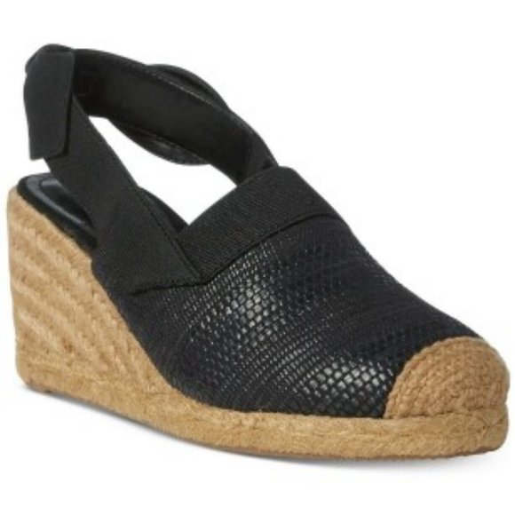 ralph lauren black espadrilles